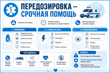 Помощь при передозировке в Барабинске