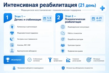 Реабилитация за 21 день в Барабинске